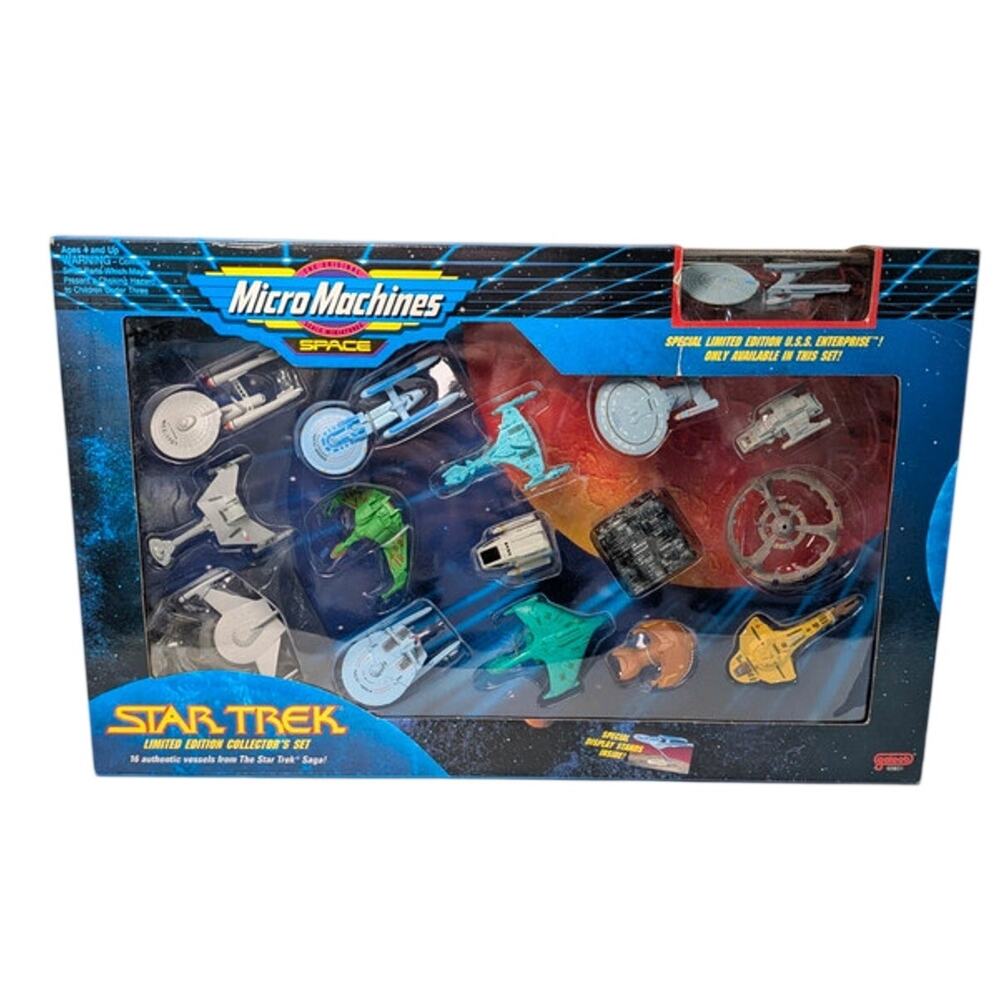 Vintage 1993 Star Trek Micro Machines Limited Edition Collector’s Set Galoob